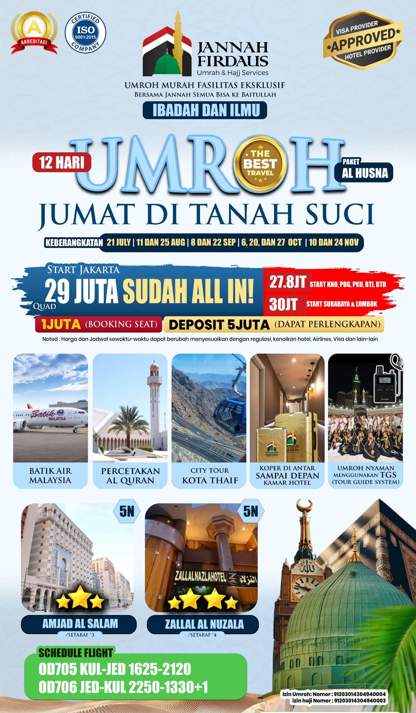 Paket Umroh Promo 12 hari