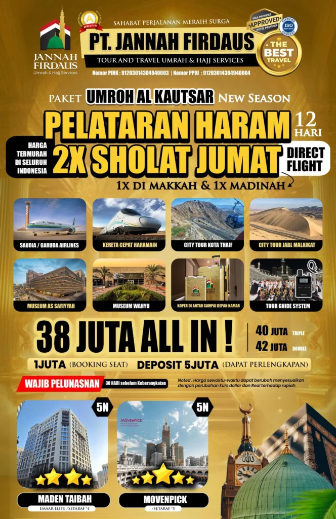 Paket Umroh 12 Hari Al Kautsar Pelataran