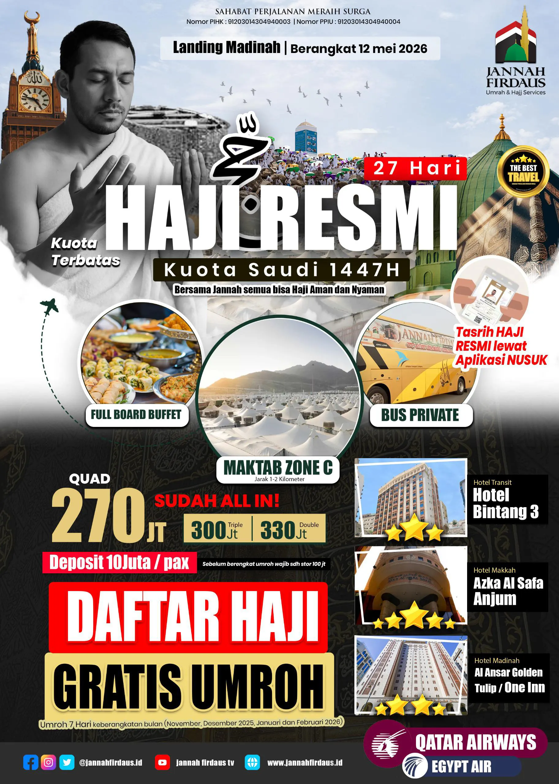 haji tanpa antri 2026