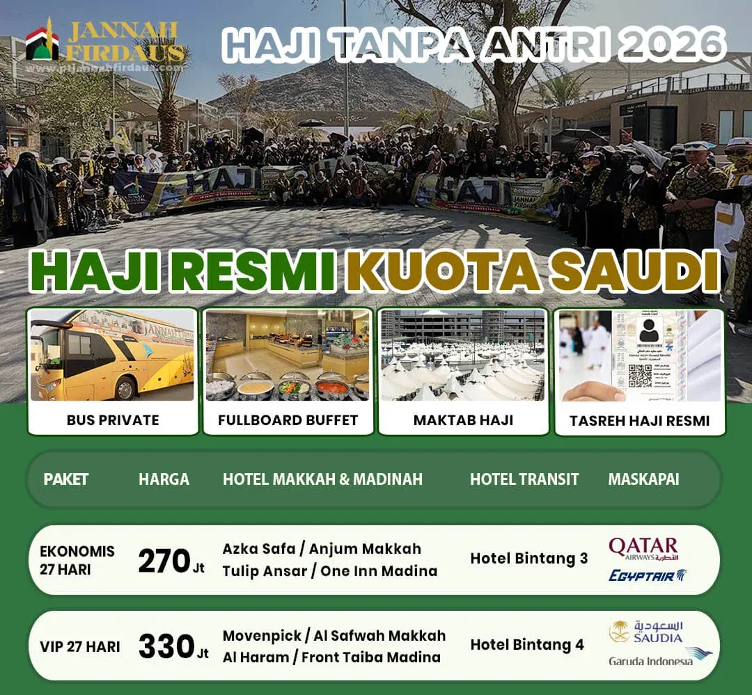 Biaya Haji Tanpa Antri 2026