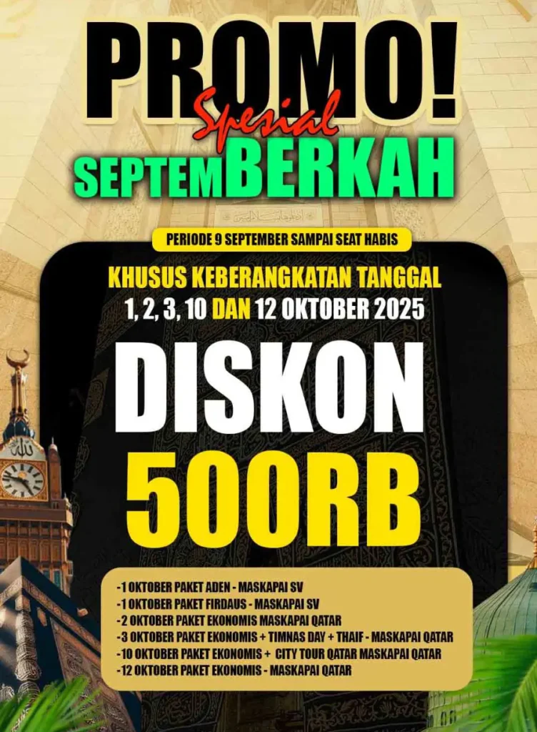 promo umroh september