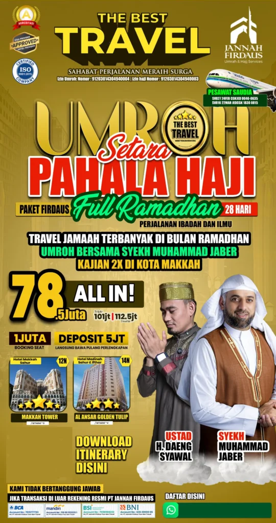 Umroh Full Ramadhan Paket Firdaus