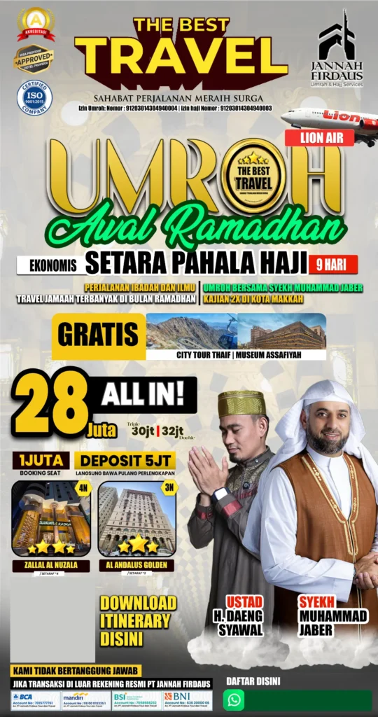 umroh awal ramadhan paket ekonomis