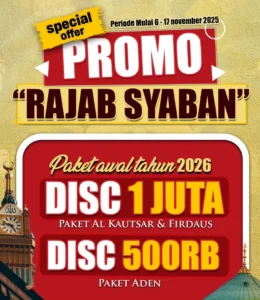 Diskon Umroh Rajab Syaban