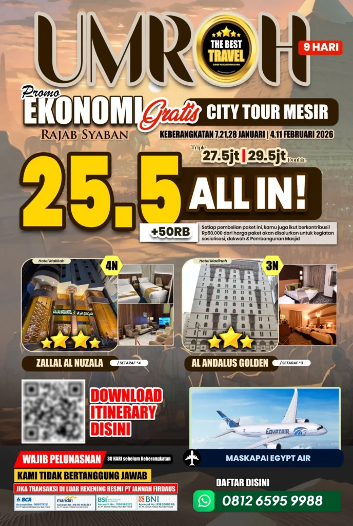Umroh Promo Ekonomi City Tour Mesir