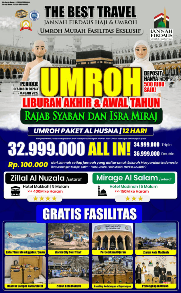paket umroh 12 hari alhusna akhir tahun