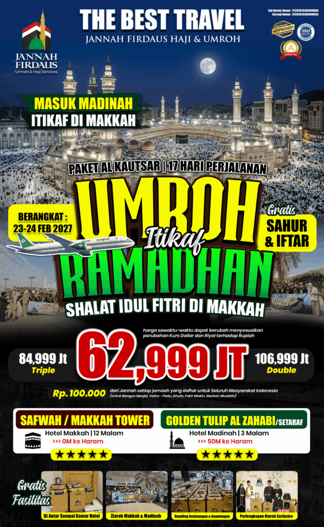 umroh alkautsar itikaf makkah masuk madinah