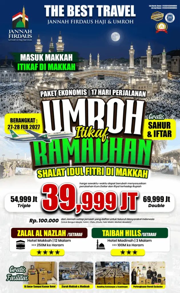 umroh ekonomis itikaf makkah masuk makkah