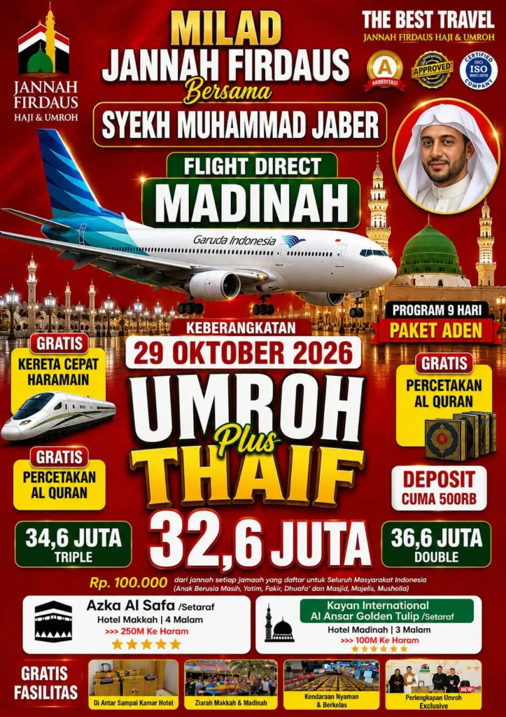 umroh paket aden milad jannah firdaus