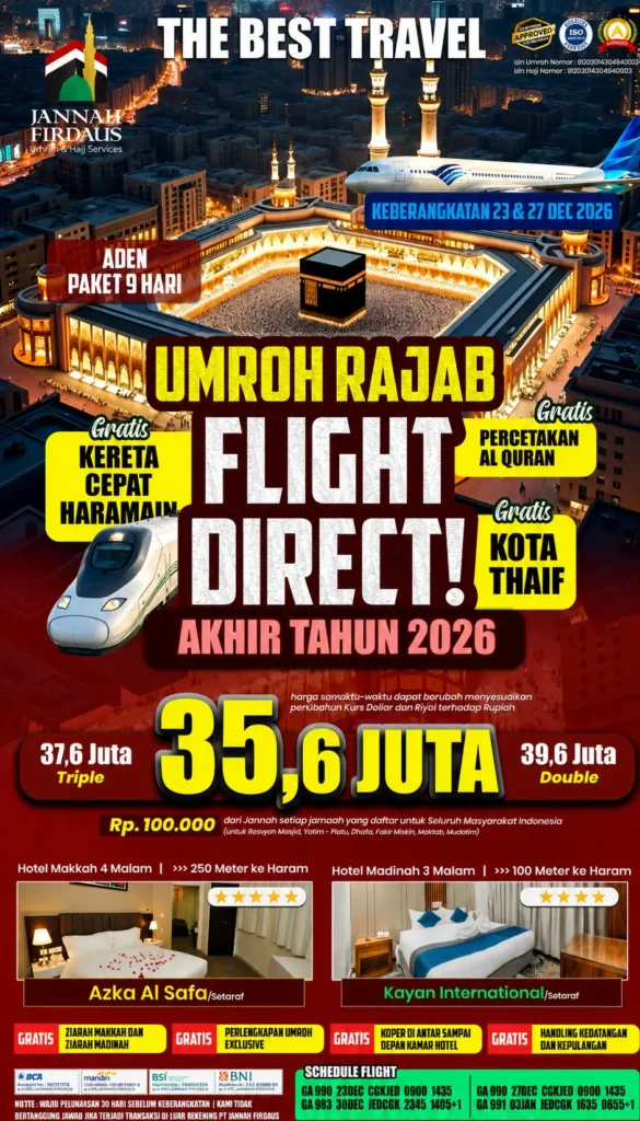 umroh akhir tahun paket aden