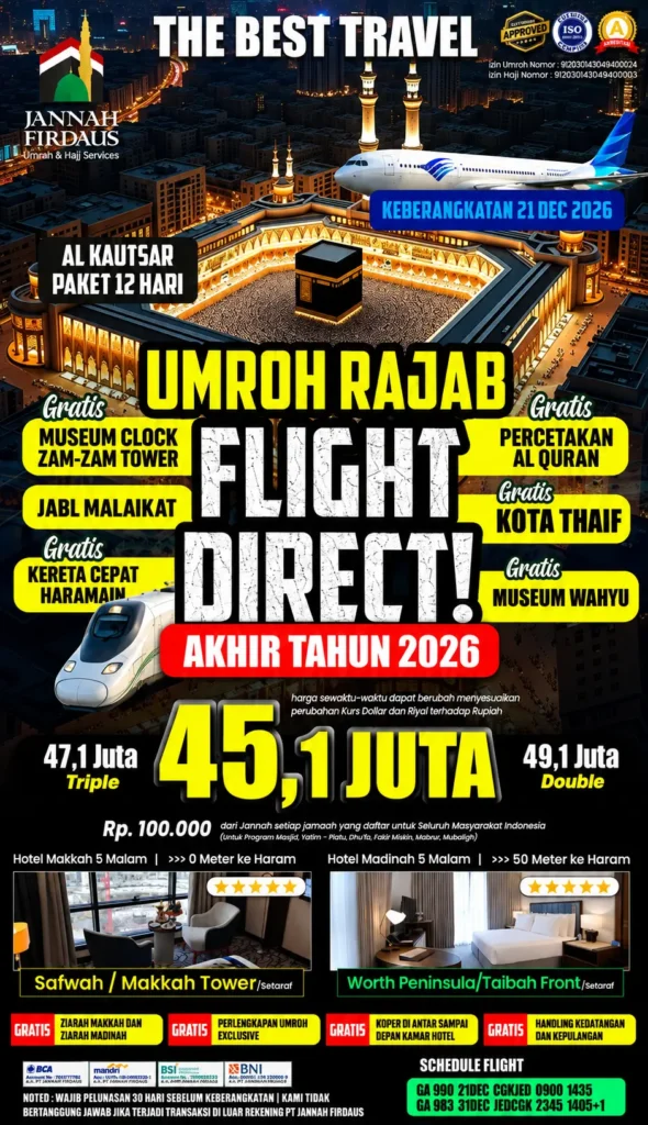 umroh 12 hari akhir tahun al kautsar