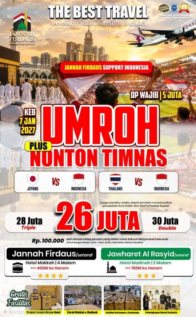 umroh plus nonton timnas 2027