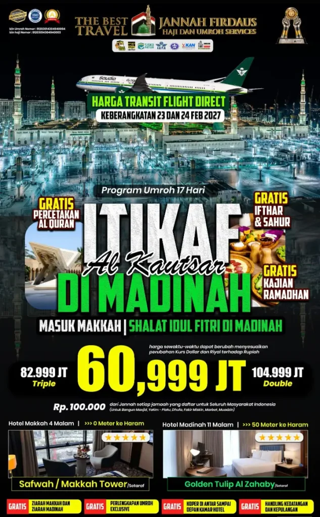 Itikaf Madinah Masuk Makkah Al Kautsar