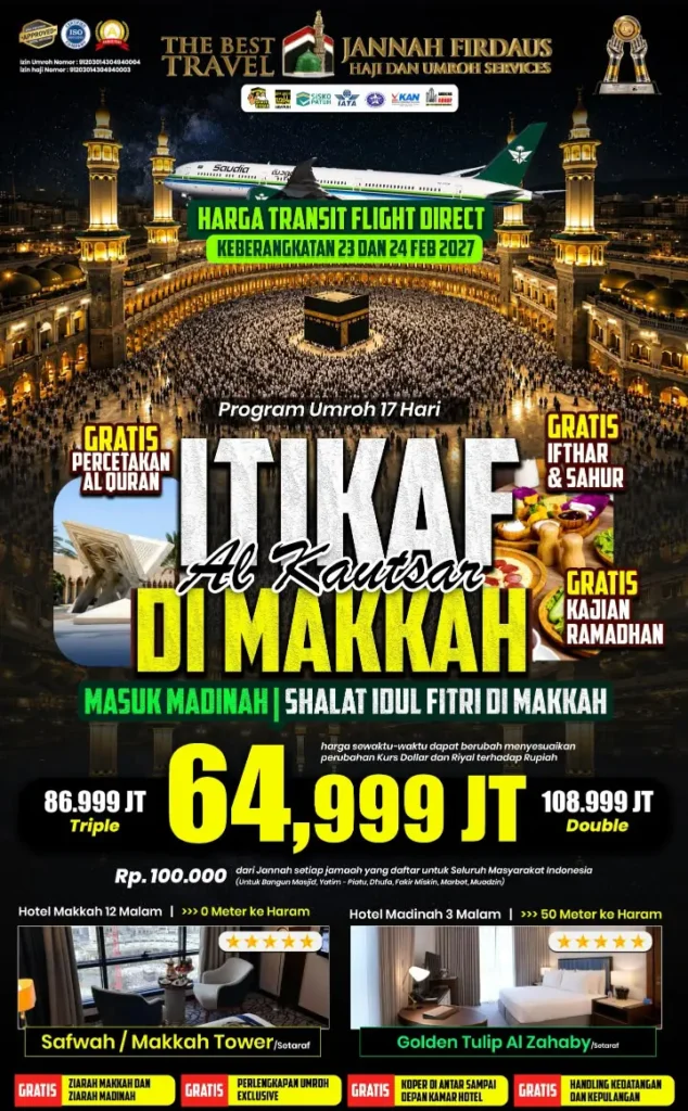 Itikaf Makkah Masuk Madinah Al Kautsar