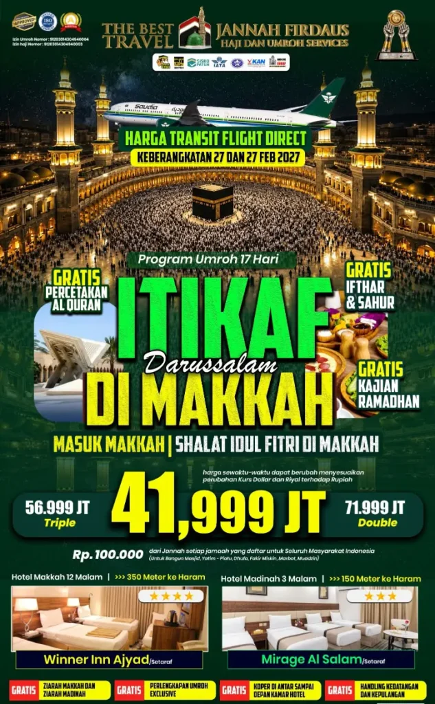 Itikaf Makkah Masuk Makkah Darussalam